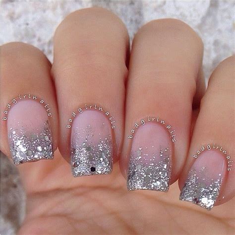 simple silver nail designs